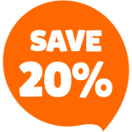 SAVE 20%