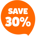 SAVE 30%