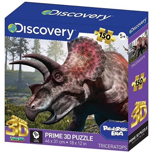3D 150PCE TRICERATOPS