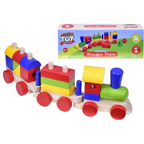WOODEN TRAIN SET