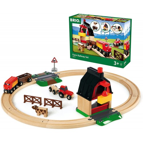 BRIO FARM RAILWAY SET