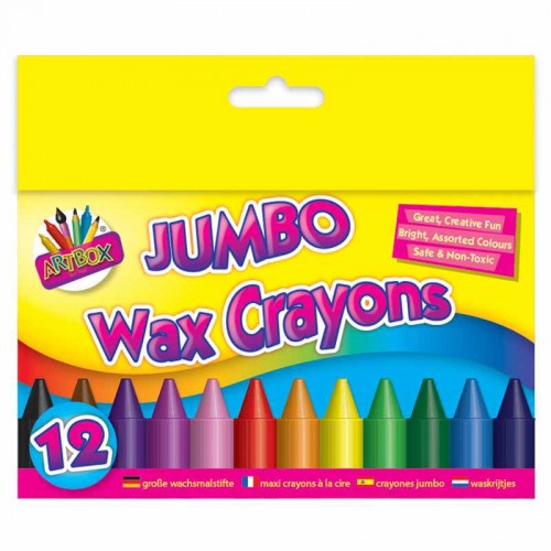 TALLON 12 JUMBO WAX CRAYONS
