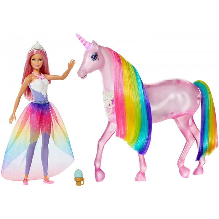 unicorn with barbie